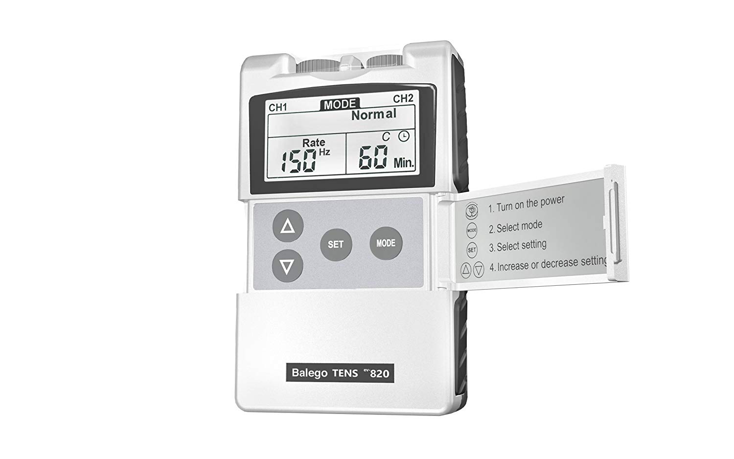 Balego™ TENS Digital unit with 100mA output and 5 modes